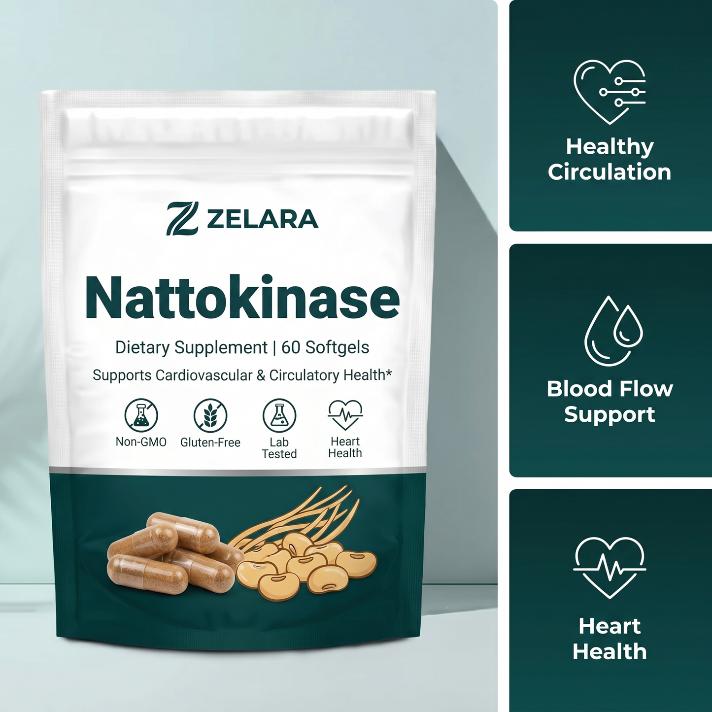 Zelara™ Nattokinase Softgels